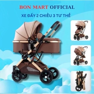 Xe đẩy cho bé V1.6 - 9 gấp gọn, tính năng tiện dụng cho mẹ và bé