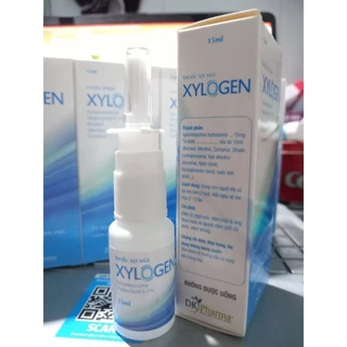 Dung dịch xịt mũi XYLOGEN Dược Khoa (lọ 15ml)- Giúp thông, thoáng mũi