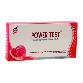 Que thử thai nhanh phát hiện thai sớm power test, sử dụng tại nhà