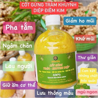 Cốt gừng tràm - khuynh diệp Điềm Kim chính hãng chai 500ml