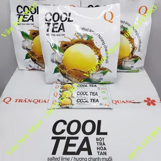 03 bịch Trà Chanh Muối Cool Tea Trần Quang 336g (24 gói dài x 14g)