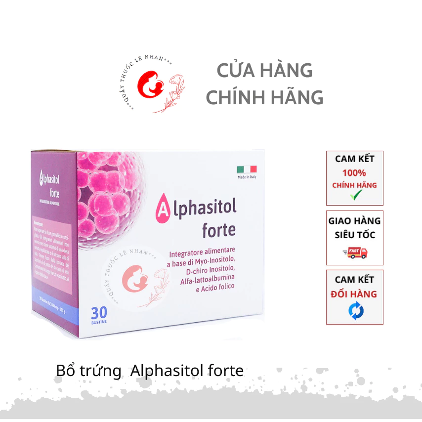 ALPHASITOL FORTE(chính hãng) thực phẩm bổ sung sức khỏe cải thiện đa nag buông trứng