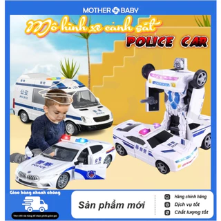 Đồ Chơi Xe Cảnh Sát Police Chạy Đà Dùng Pin Phát Đèn,Nhạc Vui Nhộn Cho Bé