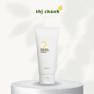 Sữa rửa mặt NUMBUZIN No.2 Deep Clean Fresh Cream Cleanser - Tách set nobox