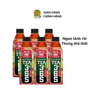 Lốc 6 chai Trà BUPNON 365 Vị Đào-Mật ong- Chanh sả