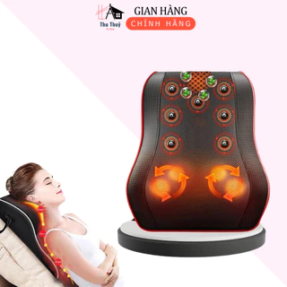 Gối massage cổ vai gáy, máy massage hồng ngoại 16 - 20 bi cao cấp hỗ trợ mát xa toàn thân hiệu quả - GDTT