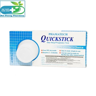 [Chính hãng]Que Thử Thai Quickstick - Pharmatech- độ tin cậy lên đến 99% (che tên SP khi giao hàng)