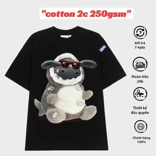 Áo thun tay lỡ form rộng Oversize, áo phông Unisex, Vải cotton