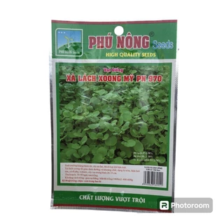 Hạt giống Xà Lách Xoong Mỹ PN 970 - Gói 1 gram Dễ Trồng, Chịu Nhiệt Tốt