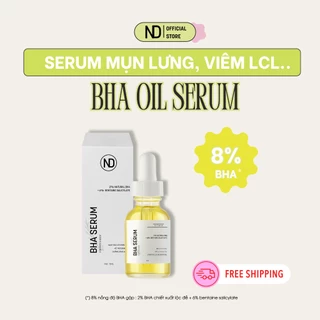 Serum giảm mụn , tẩy tế bào chết BHA serum oil by ND 8% 15ml