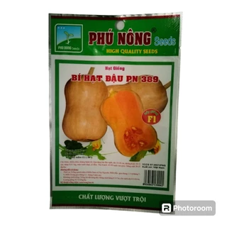 Hạt giống Bí Hạt Đậu PN 389 - Gói 1 gram Sai Trái, Nhanh Thu Hoạch, Dễ Trồng