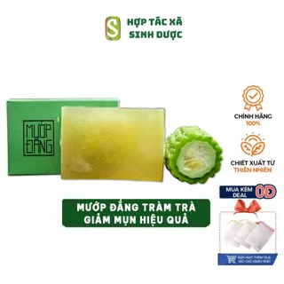 Xà bông Sinh Dược mướp đắng 100gr giảm mụn lưng chiết xuất từ thiên nhiên , xà phòng soap handmade