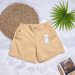 Quần Short  nữ kaki lưng thun(mẫu mới 2024)