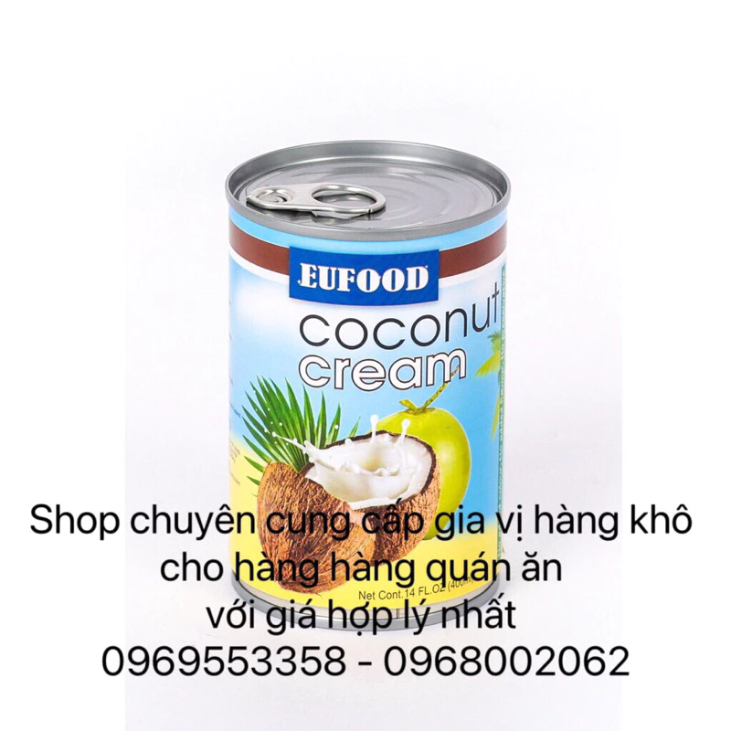 [FREESHIP - GIÁ SỈ] Nước cốt dừa Thái Eufood 400ml ( nắp giật)