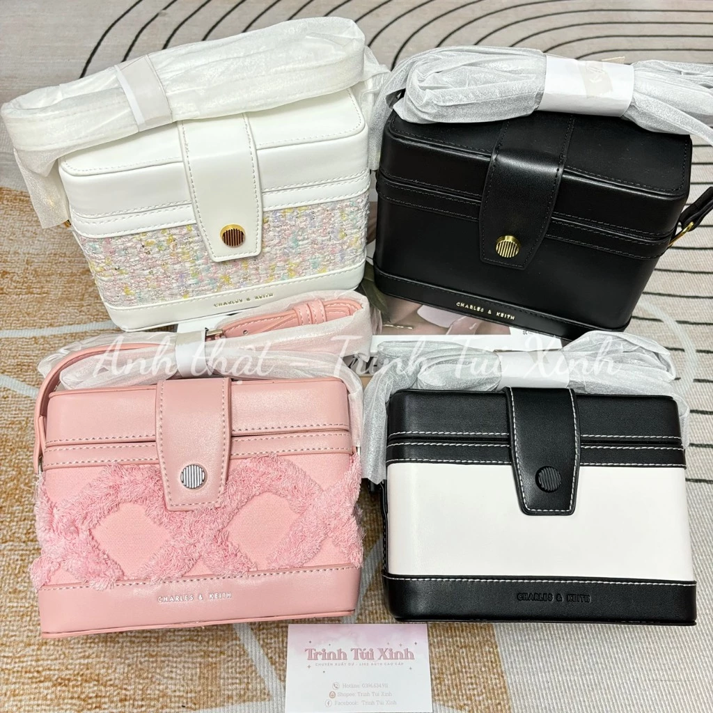 [ Hỏa tốc Sg] Túi cốp C&K Bronte Boxy Crossbody Bag Màu Mới Size 17cm 004 [ VỪA ĐT ]