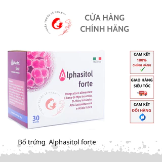 ALPHASITOL FORTE(Chính Hãng)Hộp 30 Gói - Hỗ trợ Đtri Buồng Trứng Đa Nang