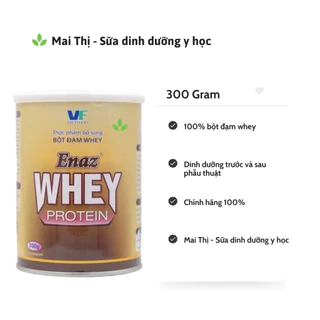 Bột Enaz Whey Protein bổ sung chất đạm cho người suy kiệt, ăn uống kém - 300g