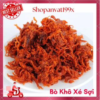 500G Khô Bò Xé Sợi , Bò Khô Sợi Cay Siêu Ngon