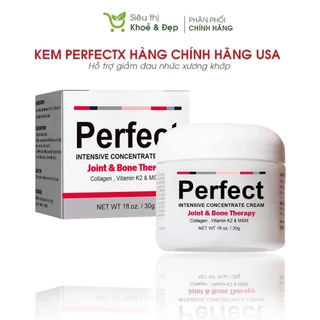 Kem Perfectx Giảm Đau Nhức Xương Khớp Và Gout - Kem Phục Hồi Tái Tạo Sụn Khớp, Thoái Hóa Khớp. Hàng Chính Hãng Mỹ