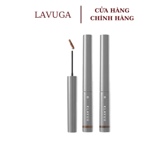 Mascara mày Klavuu chuốt lông mày đầu nhỏ tự nhiên cao cấp(DARK BROWN AND LIGHT BROWN)