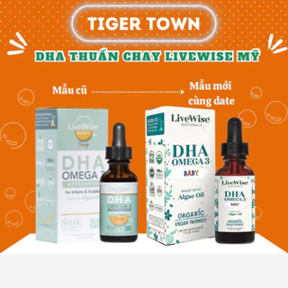 DHA Omega3 dạng giọt LiveWise Baby vị cam cho bé từ sơ sinh 30ml