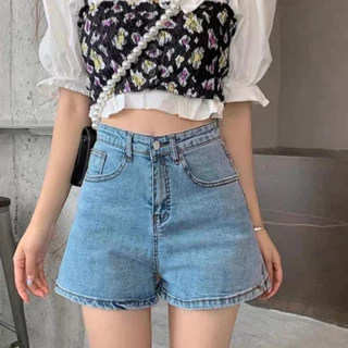 Quần Short Jeans Nữ , Quần Đùi Nữ Xẻ Gấu Siêu Xinh Phong Cách Hàn Quốc L017