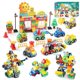 Đồ Chơi Ghép Hình Feelo Cho Bé- Lego 105 Chi Tiết Cho Bé Chủ Đề Nhà Xe Baostore