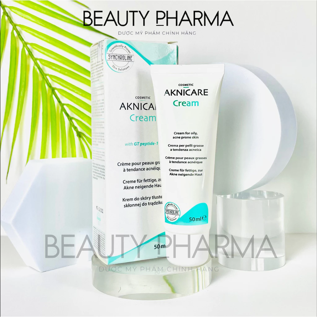 [DATE MỚI-CHÍNH HÃNG DA LIỄU] Aknicare Cream – Kem Dưỡng Ẩm Kiểm Soát Nhờn Và Giữ Ẩm Cho Da 50ml
