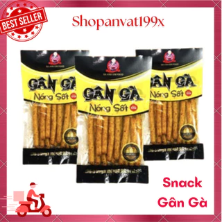 10 Gói Gân Gà Nóng Sốt Chua Cay HOT snack chua cay, đồ ăn vặt, ăn vặt tuổi thơ cổng trường