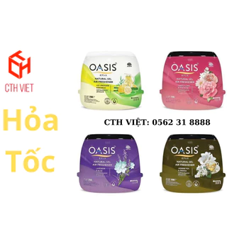 [1 Hộp] Sáp thơm phòng OASIS Natural dùng làm thơm phòng trong gia đình, công ty, văn phòng, khách sạn, nhà nghỉ,Homesta