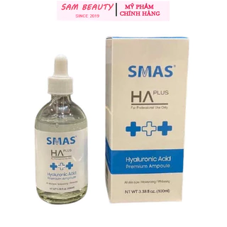 Tinh Chất Serum HA SMAS Cấp Ẩm Mịn Da - SMAS HA plus Hyaluronic Acid Premium Ampoule KẢRMEL 100ml