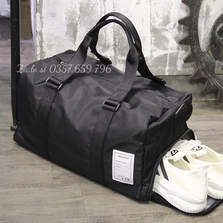Túi du lịch trống nam nữ có ngăn để giầy chất liệu dù thuận tiện đi chơi đi du lịch