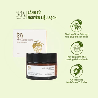 Kem Dưỡng Da Thiên Nhiên Mộc An Anti Aging Cream Giúp Cấp Nước, Tái Tạo Làn Da 50g