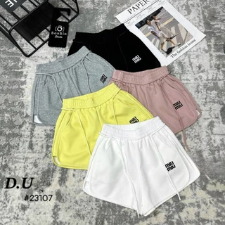 [Follow shop nhận mã 10k] Quần short sooc cotton chữ miu HiNa QCCC QCL1 QS0123 #23107