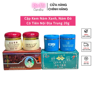 Cặp Kem Nám Xanh, Nám Đỏ Cô Tiên Nội Địa Trung 20g