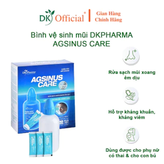 Muối vệ sinh xoang mũi AGSINUS CARE Hộp 30 gói