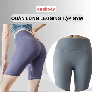 Quần Lửng Legging Tập Gym Nữ, Thun Lạnh Co Giãn