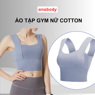 Áo Tập Gym Nữ - Áo 2 Dây Yoga Cotton Mút Dày Dặn Chống Sốc, Định Hình Vòng Ngực, Tôn Dáng Tuyệt Đối