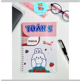 TOÁN 5 - Sổ Take Note cỡ A5 Phiên Bản Mới Nhất có mục lục