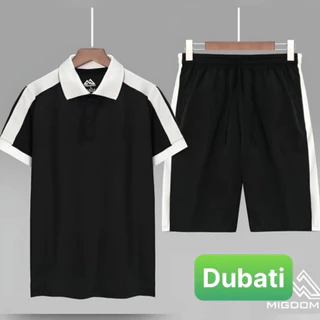 ĐỒ BỘ QUẦN ÁO NAM THỂ THAO MÙA HÈ POLO CHẤT THUN CÁ SẤU CO GIÃN PHONG CÁCH CAO CẤP MỚI - DUBATI FASHION