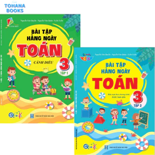 Sách - Bài Tập Hàng Ngày Toán Lớp 3 - Cánh Diều - ComBo 2 Kì ( 2 Cuốn )