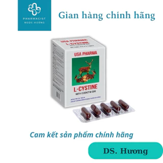 Viên uống L-CYSTINE COENZYM Q10 (hộp 60 viên) Hỗ trợ đẹp da, giúp ngăn rụng tóc, khô da, nám da