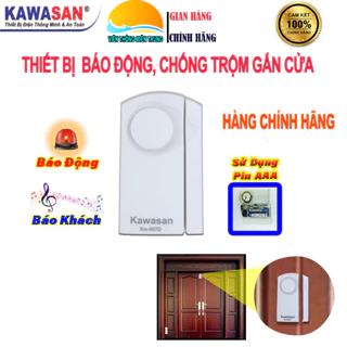 Thiết bị chống trộm gắn cửa ,Bộ gắn cửa từ báo động mở cửa,không dây dùng pin -Chính hãng kawasan