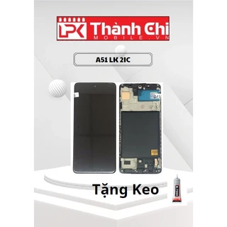 Màn Hình A515/A51 OLED 2 IC Liền Khung, Màu Đen (Phôi To)