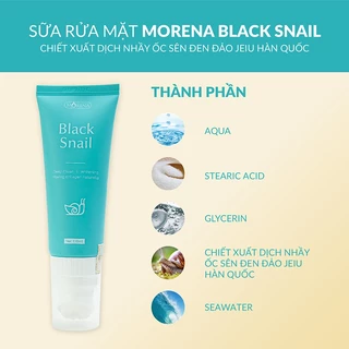 [HÀNG CÔNG TY] Sữa Rửa Mặt Huyền Phi Morena Black Snail