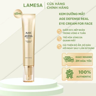 Kem Mắt AHC mờ nếp năm chống lão hóa AHC Age Defense Real Eye Cream For Face 40ml - LM102