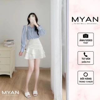 Chân váy mini chữ A dáng ngắn 2 tầng (có quần) MYAN DESIGN VVN062111