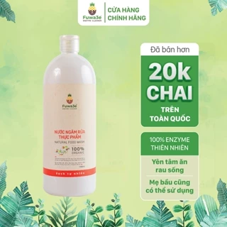 Nước ngâm rửa thực phẩm Fuwa3e hữu cơ organic 1L