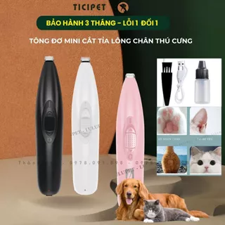 Tông Đơ Mini Tỉa Lông Bàn Chân Thú Cưng Có Sạc Cổng Cắm USB Thanhpetspa