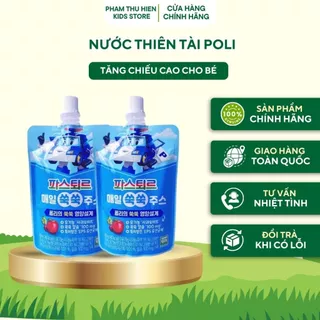 Nước Thiên Tài Tăng Chiều Cao POLI Hỗ Trợ Tăng Chiều Cao Toàn Diện, Tăng Cường Sức Đề Kháng, Hệ Miễn Dịch Cho Bé